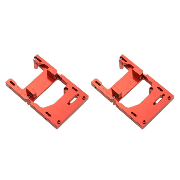 Tholdsy 1:16 RC Automóviles Soporte de engranaje de dirección Mejora desmontable Soporte de modificación decorativa Reemplazo para automóviles WPL rojo 2piezas Tholdsy CBP183052