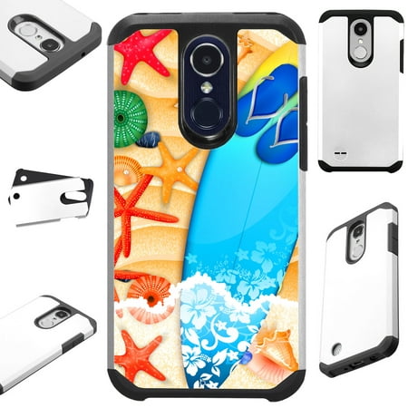 Compatible LG Aristo 3 (2019) | K9s (2019) | Fortune 3 | Tribute Empire | Risio 4 Case Hybrid TPU Fusion Phone