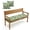 Floral, variant on JOVELL Waterproof Outdoor Bench Cushion, 48x18x3.5 Inch Thick Patio Swing Cushion with Ties, High-Density Foam Garden Porch Furniture Cushion, Gray