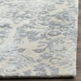 thumbnail image 3 of SAFAVIEH Bella Leann Damask Runner Rug, Ivory/Silver, 2'3" x 7', 3 of 8