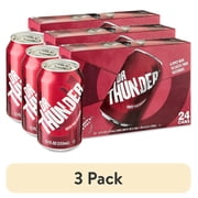 (3 pack) Great Value Dr Thunder Soda Pop, 12 fl oz, 24 Pack Cans