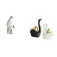 thumbnail image 1 of Escultura de pingüino,Escultura de pingüino para decoración nórdica del hogar,estatua de cisne,Estatuas y figuritas de cisne de cerámica modernas Esculturas,Escultura de animales, 1 of 8