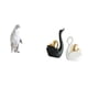 thumbnail image 1 of Escultura de pingüino, figura de animal, estatua de cisne, escultura de cerámica de resina, centro de mesa, escultura decorativa adecuada para sala de, 1 of 8