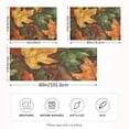 thumbnail image 2 of Yayeee Pillowcase Standard Size Set of 2 Satin Wrinkle Resistant Pillow Case, Colorful Autumn Leaves, 2 of 7