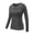 c01Gray, variant on Women's Compression Shirts Moisture Wicking Quick Dry Long Sleeve Base Layer for Workout, Running, Yoga Blouses Tops Blue S