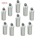 thumbnail image 3 of INTBUYING 50pcs 600ml Aluminium Water Bottle with Safe Lock Silver, 3 of 10