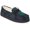 Green/Blue, variant on Club Room Mens Flannel Faux Fur Moccasin Slippers