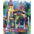 thumbnail image 2 of Wallich, Richard 15x17 Black Ornate Wood Framed with Double Matting Museum Art Print Titled - Hearst Castle, 2 of 4