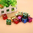 thumbnail image 5 of 10 Pack, 12 Each, 120 Packs Decoration Box Christmas Cardboard Box Pendant Colorful Christmas Ornament Cube Gift Box Christmas Tree Home Decor, 5 of 5