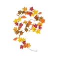 thumbnail image 3 of Artificial Maple Leaf Rattan, Wuztai Multicolor Plastic Fall Garland, 68.9-78.74 Inch Thanksgiving Fireplace Dining Table Decorative Ornament Bendable Indoor, 3 of 7