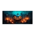 thumbnail image 1 of Halloween Garage Door Banner With Festive And Quirky Decorations Hanging This Banner Becomes Effortless Due To Its User Friendly Installation Mechanism., 1 of 8