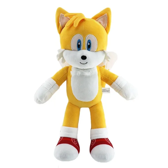 25-36cm Sonic The Hedgehog Soft Stuffed Plush Doll Cartoon Game Anime Knuckles Shadow Silver Tails Metalsonic Plushie Toys D04 36cm