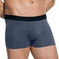 thumbnail image 6 of Men's Performance Underwear Boxer Briefs Soft Comfortable Bamboo Viscose Underwear for Men 5 - Pack(Dark Gray,XL), 6 of 7