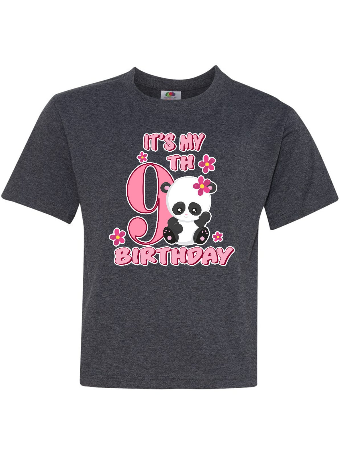 Organic Kids Shirt Little Sister Panda Bear Organic Cotton Gift T-Shirts For Girls 