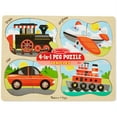 thumbnail image 4 of Melissa &amp; Doug 4-in-1 Vehicles Peg Puzzle, 4 of 4