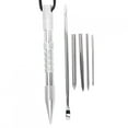 thumbnail image 4 of Bracelets Parachute Cord Knitting Needles Spike Kit Aluminum DIY Weaving ToolSilver 6pcs/set, 4 of 9
