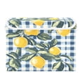 thumbnail image 7 of Yayeee Collapsible Cube Storage Bin with Lid Fabric Closet Decorative Basket with Handles, Retro Beige Lemon, 7 of 7