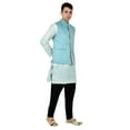 thumbnail image 4 of Sonakshi Fashion Men's Waistcoat Brocade Festive Jacquard Nehru Jacket Bandhgala, 4 of 6
