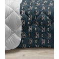 thumbnail image 3 of Music Down Alternative Comforter, Headphones Illustration Modern Audio Melody Earphones Sound Stereo Theme Drawing, Microfiber Quilt for All Season, 5 Sizes, Grey and White, by Ambesonne, 3 of 3