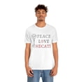 thumbnail image 4 of Bella Canvas 3001 Peace, Love, Heacate T-shirt, Goddess Hecate T-Shirt, 4 of 10