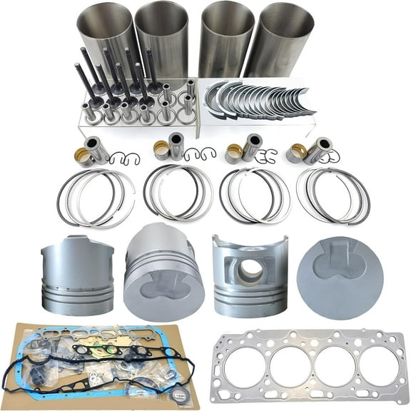 4D56 Engine Overhaul Rebuild Kit For Mitsubishi 4D56 4D56T Engine For PICKUP PAJERO L200 L300 MD304853 MD304859