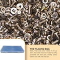 thumbnail image 4 of kurtrusly Storage Box Rectangle Shape Small Organizer Plastics Container Pegboard Package Boxes Dust-proof Light-weight Packing Case, 4 of 5