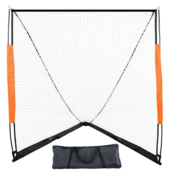 Portable Lacrosse Goal with Carry Bag, 6x6 Lacrosse Net for Backyard Training, Easy Setup Youth&Adult Lacrosse Equipment, Durable Fiberglass Frame.