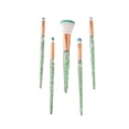 thumbnail image 3 of Juego De Brochas De Maquillaje De 2x5 Piezas, Brocha Correctora, Brocha Para Mezclar Maquillaje Para Mujeres, Verde, 3 of 8