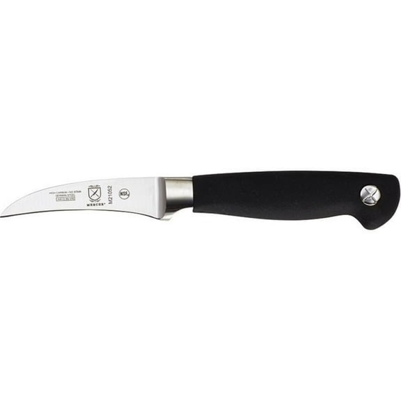 Mercer Cutlery Peeling Knife,3 in Blade,Black Handle M21052