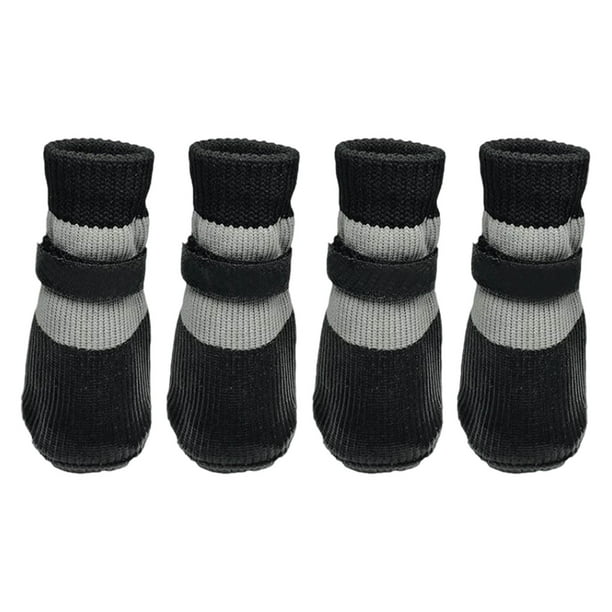 4 unidades de botas, botas de lluvia, zapatos, calcetines transpirables, fundas ajustables con suela antideslizante para tallas pequeña y mediana, rojo S