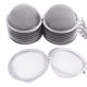 thumbnail image 4 of 20x de té de malla de té Colador de material acero inoxidable para alimentos Té suelto Filtros de té más empinados Difusor de té Soledad Filtro de acero inoxidable, 4 of 10