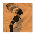 thumbnail image 1 of African Bandana, Local Woman, Unisex Head and Neck Tie, by Ambesonne, 1 of 2