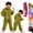 Green, variant on Funny Big Mouth Monster Adult Onesie with Large Comb Prop - Silly Puppet Cosplay Halloween Costume Pajamas for Family Matching White Size: S