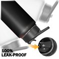 thumbnail image 5 of 18oz Insulated Water Bottle with Straw & Cleaning Brush, Wide Mouth Stainless Steel Flask, Flame Print, 5 of 5