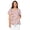 Cats Gift Design, variant on Corgi Donut Pattern Healthcare Workwear for Women Short Sleeve Breathable Anti-Wrinkle Shirts with Two Front Pockets Medical Uniform for Hospital