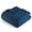 Navy Blue, variant on 100% Cotton Muslin Gauze Waffle Blanket King Size, Lightweight, Soft and Breathable Knit Blanket for Bed, All Season, 90"x104", Dark Grey
