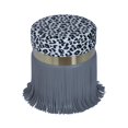thumbnail image 2 of TOV Furniture Poussette Rembourrée Ajani Gris et Léopard, 2 of 8