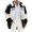 #Black, variant on Men's Fashion Casual Patchwork Thick Jacket,Hooded with Zipper Pockets,Long Sleeves,Black,XL