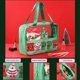 thumbnail image 5 of Pisexur Belleza Maquillaje Neceser de maquillaje transparente navideño - Organizador de artículos de tocador de viaje con bordado de Papá Noel y árbol festivopara mujeres y hombres, 5 of 5