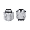 thumbnail image 1 of 2PCS Computer Water Cooling Fitting, Brass Compact Two Touch G1/4 Thread Flexible Tube Connector, 1 of 7