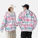 thumbnail image 4 of Fotbe Pink Striped Flamingo Chaqueta con Protección Solar UPF 50+ para Hombre y Mujer, Camisa con Capucha y Bolsillos-Medium, 4 of 7