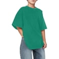 thumbnail image 2 of SHenli Boys Shirts Crew Neck Short Sleeve T-Shirts Trendy Preppy Shirt Boys' Tops, Tees & Blouses, 2 of 5