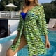 thumbnail image 5 of Conjunto de Traje de Baño de Arco de Malla Azul Superior, Traje de Baño Sexy de Color Sólido de Nylon con Diseño sin Espalda para Piscina, Playa Y Uso Diario de Verano, 5 of 8
