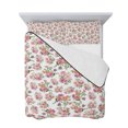 thumbnail image 7 of Pink Ombre Spring Floral King Size Down Alternative Comforter, Lightweight Comforter Quilt Bedding Set with Pillow Shams Summer Flowers Botanical All Seasons Bed Comforter Duvet Insert 96"x106", 7 of 7