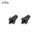 thumbnail image 4 of 2uds Pista Púas 15mm Aluminio Ligero Reemplazo Púas para Suave Césped Fútbol Campos Pista Zapatos, Negro, 4 of 5
