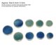 thumbnail image 2 of Uxcell 100g Azulejos de cerámica para mosaicos en masa, azulejos de cerámica redondos de hielo agrietado azul verde para kits de mosaico, 2 of 7