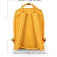thumbnail image 2 of Macaron 16L Escuela de Viaje Señoras Universitarias Mochila Ligera Informal Amarillo, 2 of 4