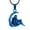Blue, variant on Angel & Moon Urn Necklaces for Ashes for Women Men Cremation Pendant Necklace for Ashes Stainless Steel Memorial Jewelry