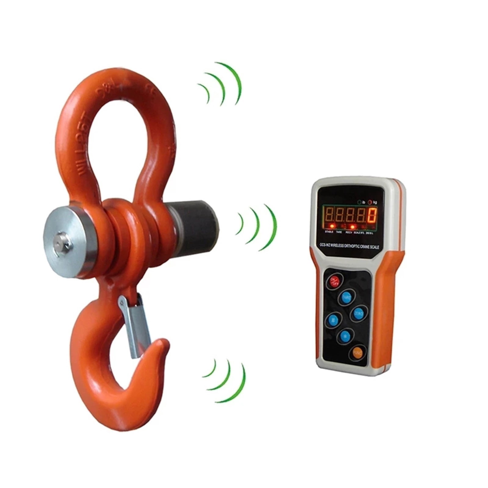 10 Ton (22046 Lbs) Wireless Digital Crane Scale - 492 Ft Remote, High Precision Hanging Weighing Scale