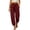 Wine, variant on Edvintorg Womens Sweatpants Elastic Waisted Loose Athletic Pant Cuffed Jogger with Pockets Women's Clothes Light Blue XL